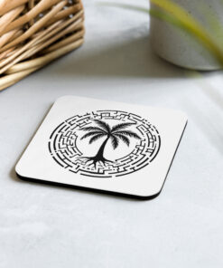 Cork-back coaster